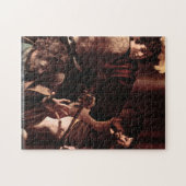 Caravaggio -セントマシュー島の詳細4の殉教 ジグソーパズル (横)