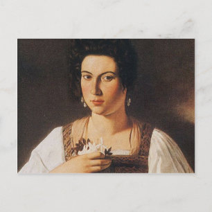 Caravaggio -ポートレート・オブ・ア絵画・オーシャン ポストカード