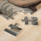 Caravaggio -ミュージシャン-クラシックなアートワーク ジグソーパズル (側面)