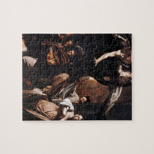 Caravaggio -慈悲の絵画の7つの仕事 ジグソーパズル (横)