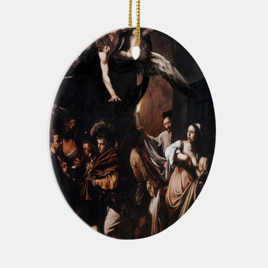 Caravaggio -慈悲の絵画の7つの仕事 セラミックオーナメント (右)