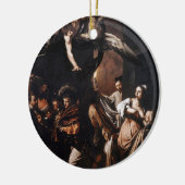 Caravaggio -慈悲の絵画の7つの仕事 セラミックオーナメント (左)