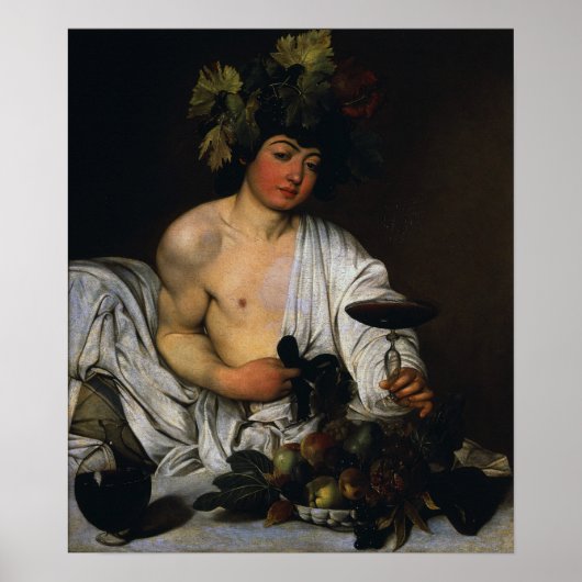 Caravaggio - Bacchus As An Adolescent ポスター (正面)