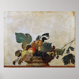 Caravaggio_Canestra_Di_Frutta__Caravaggio ポスター