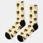 Caravaggio Cupid Valentine's Day ソックス (左)