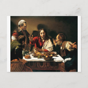 Caravaggio - Emmausでの夕食 – クラシック絵画の ポストカード