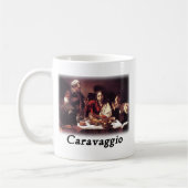 Caravaggio - Emmausの夕食 コーヒーマグカップ (左)