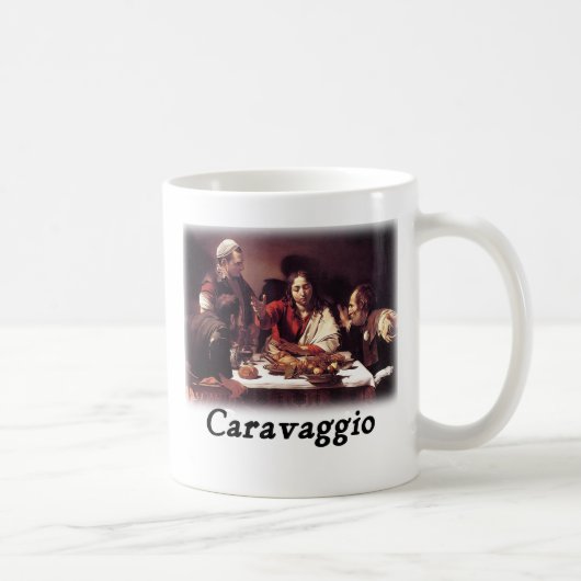 Caravaggio - Emmausの夕食 コーヒーマグカップ (右)