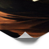 Caravaggio - Emmaus 1606での夕食 ポスター (角)