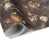 Caravaggio - St. Francis及びセントローレンスとの出生 ラッピングペーパー (ロールコーナー)