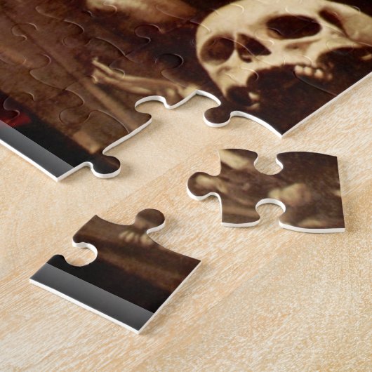 Caravaggio - St Hieronymus ジグソーパズル (側面)