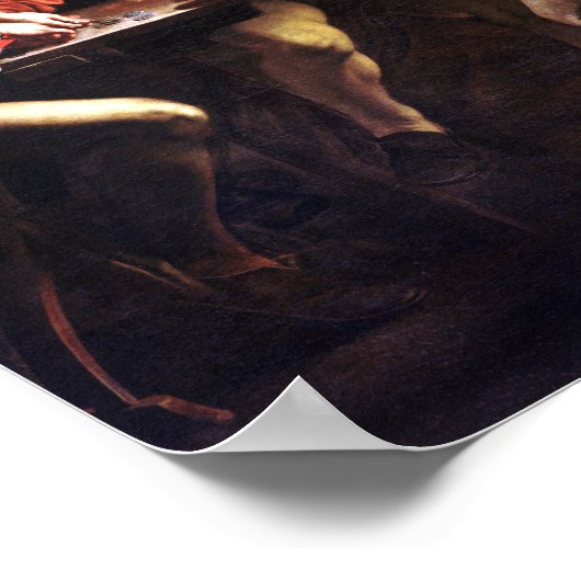 Caravaggio The Calling of Saint Matthew ポスター (角)