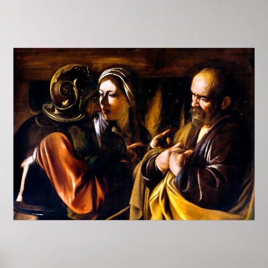 Caravaggio: The Denial of Saint Peter ポスター (正面)