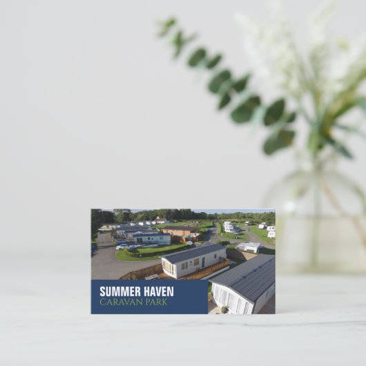 Caravan Park, Holiday Park Owner, Manager 名刺 (スタンド正面)