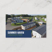Caravan Park, Holiday Park Owner, Manager 名刺 (正面)