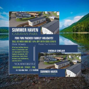 Caravan Park, Holiday Park Owner, Manager 名刺