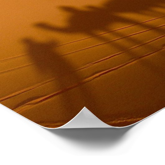 CARAVAN SHADOW, Sahara Desert, Morocco ポスター (角)