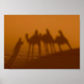 CARAVAN SHADOW, Sahara Desert, Morocco ポスター (正面)