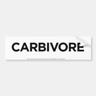 Carbivore バンパーステッカー