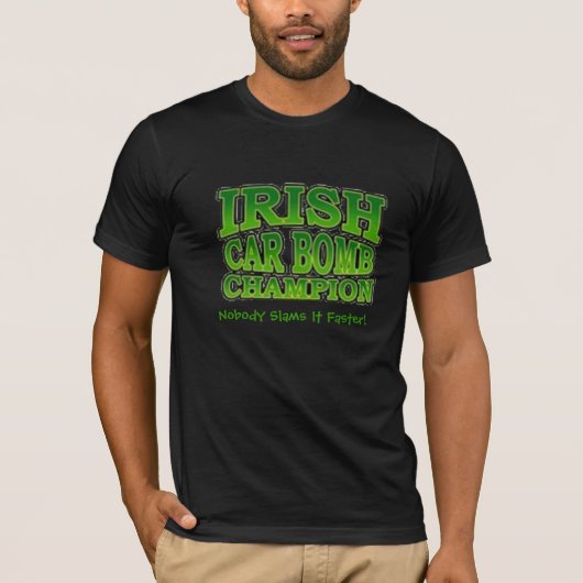 carbobchampは、だれもそれをより速くばたんと閉めません! tシャツ (正面)