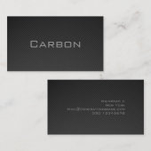 Carbon Business Card 名刺 (正面/裏面)