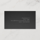 Carbon Business Card 名刺 (裏面)