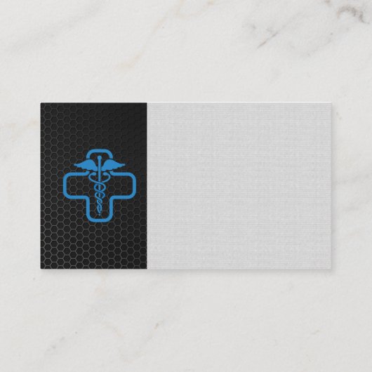 Carbon Fiber | Health Doctor Logo 名刺 (裏面)