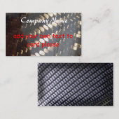 carbon_fiber_weave、会社名は、あなた専有物を…加えます 名刺 (正面/裏面)
