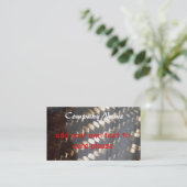 carbon_fiber_weave、会社名は、あなた専有物を…加えます 名刺 (スタンド正面)