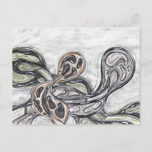 Carbon Lava Plantsポストカード ポストカード (正面)