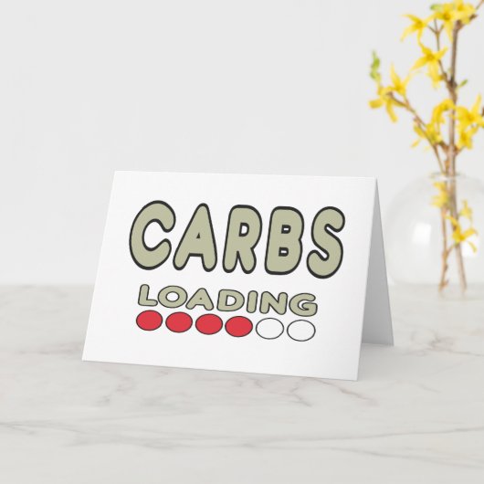 Carbs Loading カード (黄色い花)