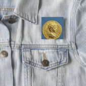 Carcallaのブドウの頭部とAureus 缶バッジ (インサイチュ)