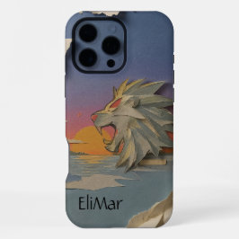 Carcasa León Rugiendo (Papercut) iPhone 16 Pro Maxケース