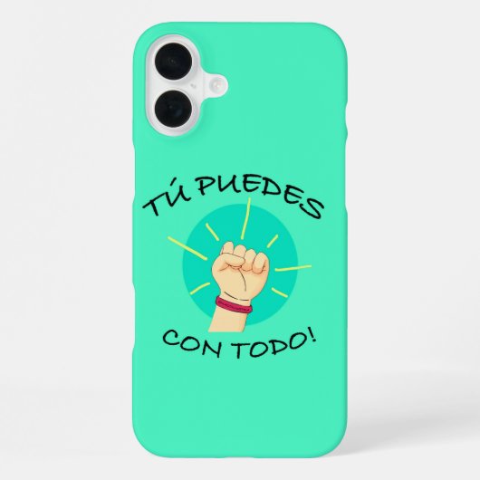 carcasa tu puedes iPhoneケース (裏面)