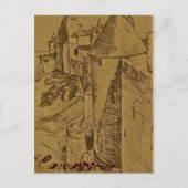 Carcassoneの要塞 ポストカード (正面)