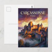 Carcassonne Medieval City France ポストカード (正面/裏面)