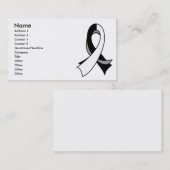 Carcinoid蟹座のリボンの名刺 名刺 (正面/裏面)