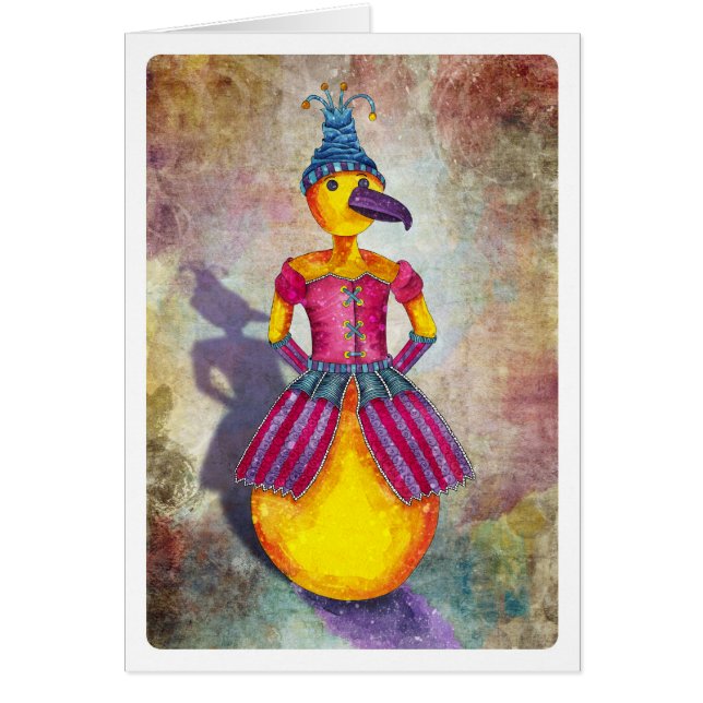 Card鳥の女性 (正面)