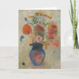CARD: バースデー+インビテーション Odilon Redon 花瓶 カード