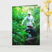 Card – 明るいビクトリアン引用文 カード (黄色い花)