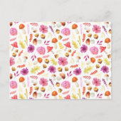 Card (10,8 x 14,2 cm) - Autumn Pattern ポストカード (正面)