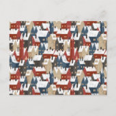 Card (10,8 x 14,2 cm) - Christmas Pattern ポストカード (正面)