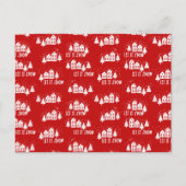 Card (10,8 x 14,2 cm) - Christmas Pattern ポストカード (正面)