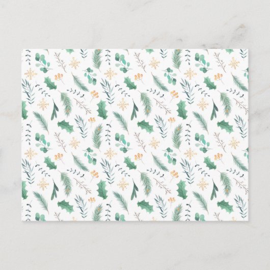 Card (10,8 x 14,2 cm) - Christmas Pattern ポストカード (正面)