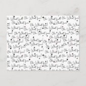 Card (10,8 x 14,2 cm) - Christmas Pattern ポストカード (正面)