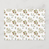 Card (10,8 x 14,2 cm) - Floral Pattern ポストカード (正面)
