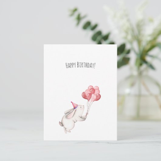 Card (10,8 x 14,2 cm) - Happy Birthday Briefkaart ポストカード (スタンド正面)