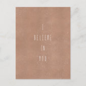 Card (10,8 x 14,2 cm) - I Believe In You ポストカード (正面)