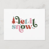 Card (10,8 x 14,2 cm) - Let It Snow ポストカード (正面)