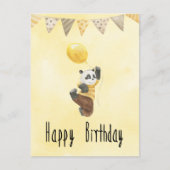 Card (10,8 x 14,2 cm) - Little Panda With Balloon ポストカード (正面)